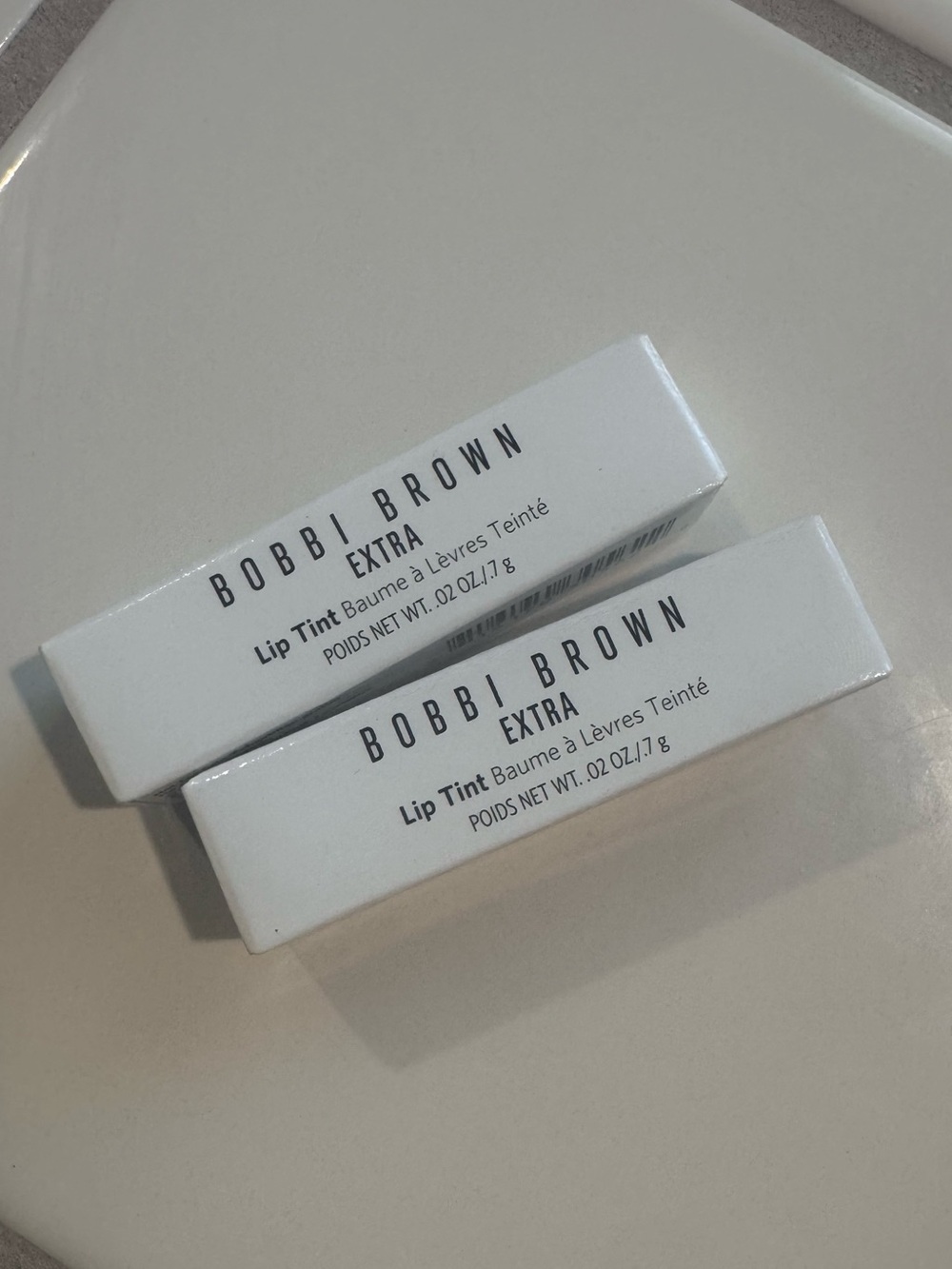 2 Bobbi Brown Extra Lip Tinted Balm With Plumping- White Packaging